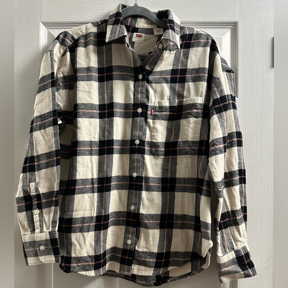 🆕 LEVIS HENRI FLANNEL SHIRT, size small - Picture 5 of 11